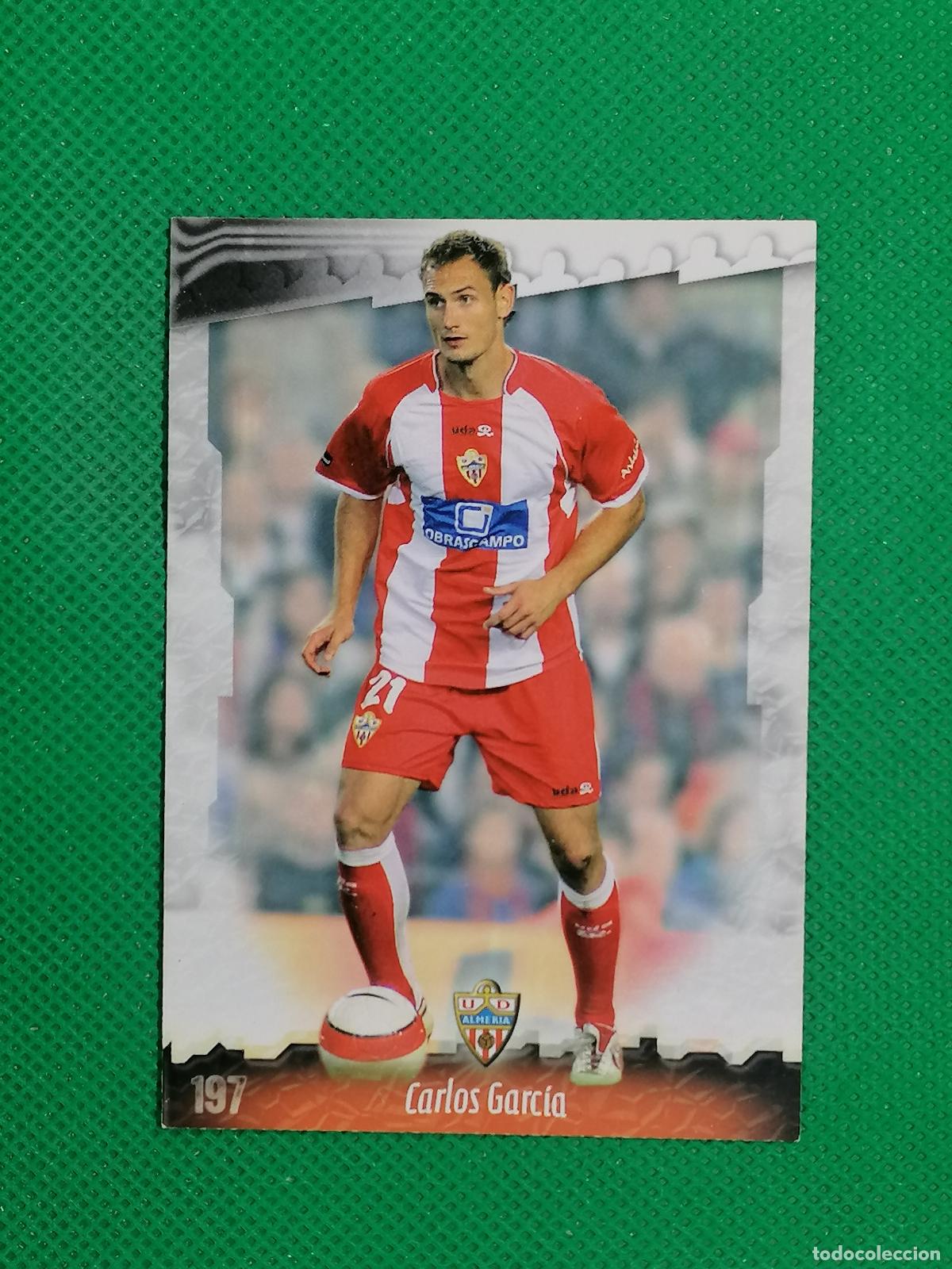 Cromos de f&uacute;tbol: 197 CARLOS GARCIA ALMERIA ⚽ MUNDICROMO LAS FICHAS DE LA LIGA 08 09 2008 2009 ⚽