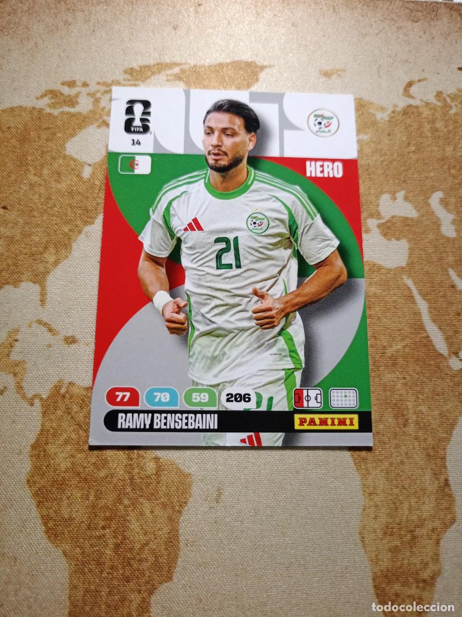 Football Stickers: # Argelia 14 RAMY BENSEBAINI Adrenalyn WORLD cup 2026