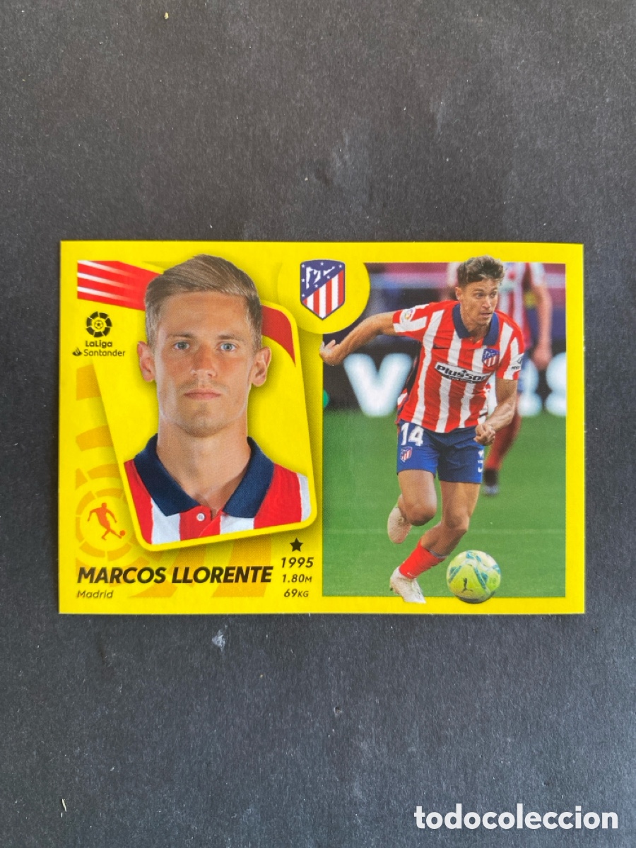 Football Stickers: Cromo liga 21/22 Atl&eacute;tico de Madrid N* 18