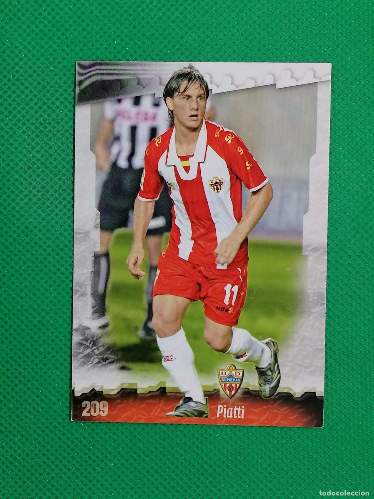Football Stickers: 209 PIATTI ALMERIA ⚽ MUNDICROMO LAS FICHAS DE LA LIGA 08 09 2008 2009 ⚽