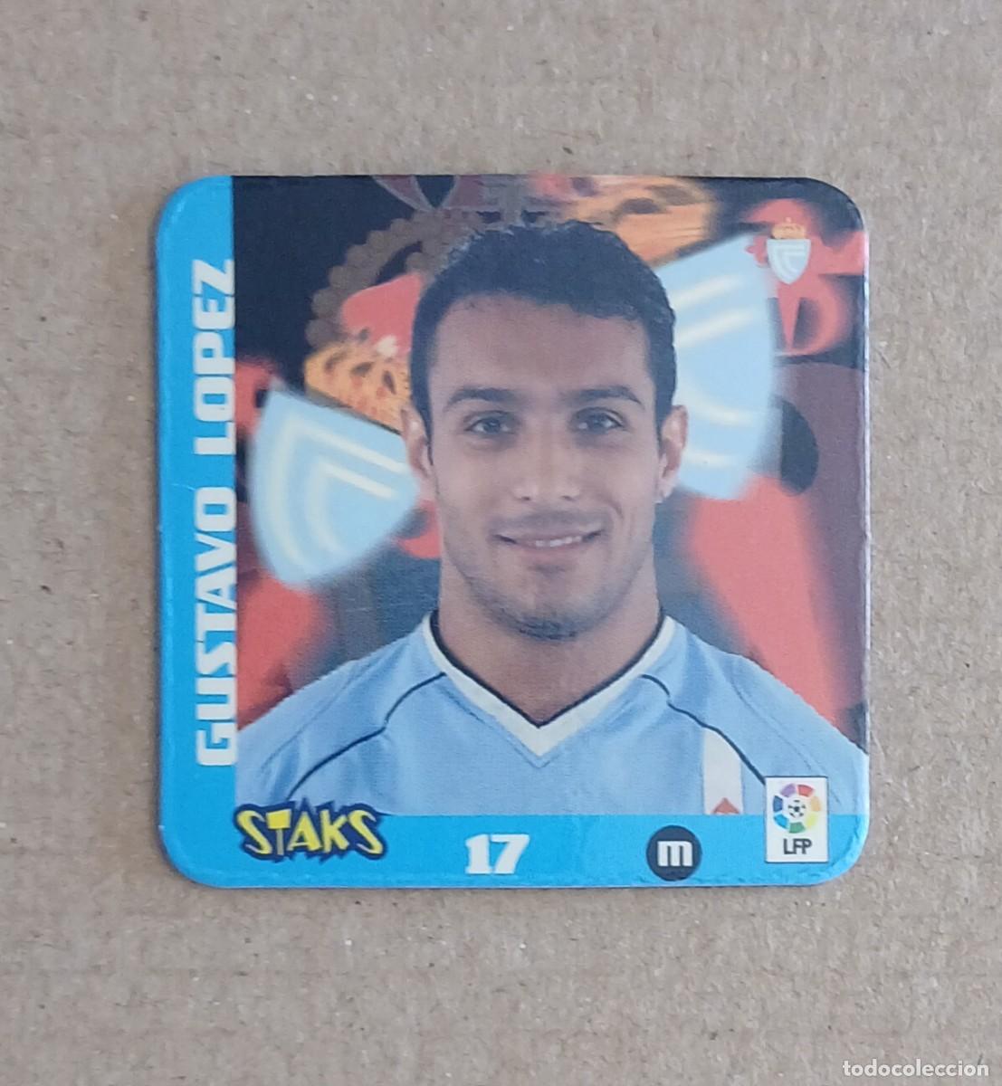 Cromos de f&uacute;tbol: STAK n&ordm; 17 GUSTAVO L&Oacute;PEZ CELTA DE VIGO STAKS LA RAZ&Oacute;N LIGA 2003-2004 DE PANINI.