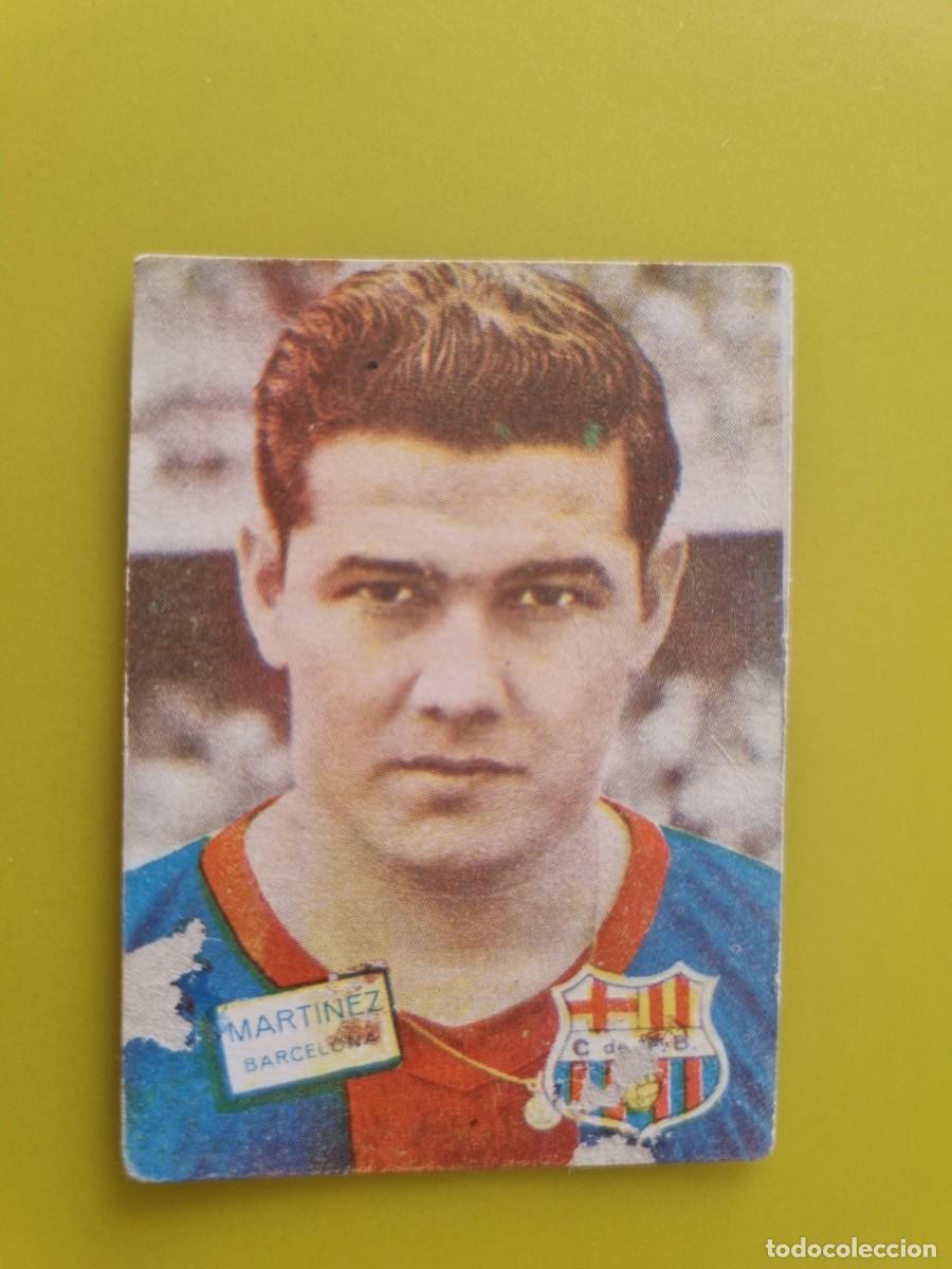 Cromos de f&uacute;tbol: CROMO FUTBOL FHER 61 62 1961 1962 NUNCA PEGADO SIN PEGAR MARTINEZ FC BARCELONA LEER AR926