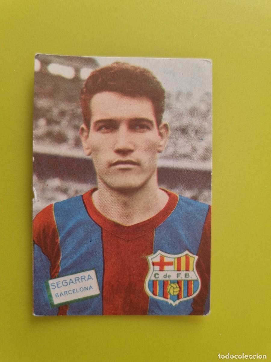 Cromos de f&uacute;tbol: CROMO FUTBOL FHER 61 62 1961 1962 NUNCA PEGADO SIN PEGAR SEGARRA FC BARCELONA AR926