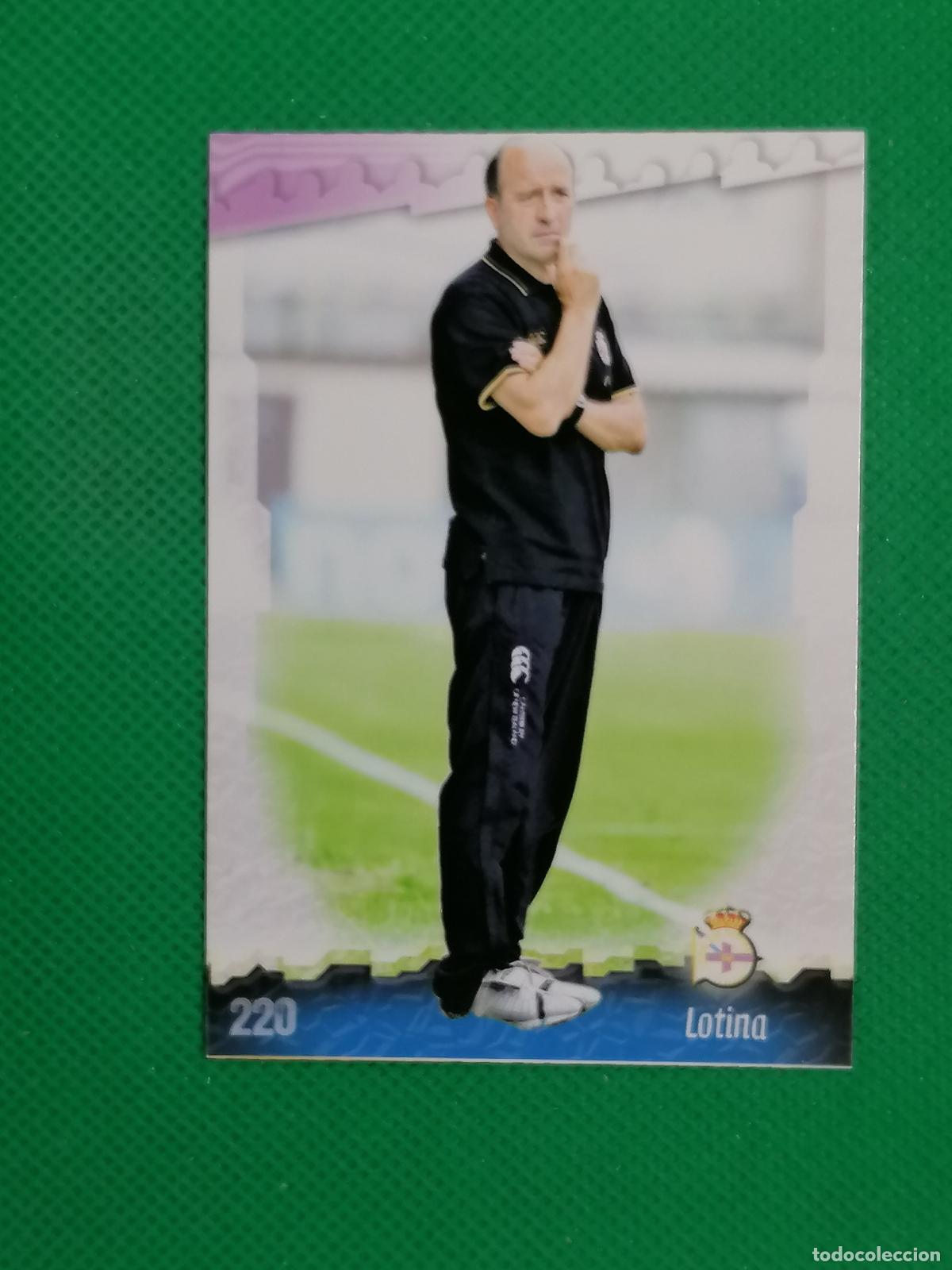 Cromos de f&uacute;tbol: 220 LOTINA DEPORTIVO ⚽ MUNDICROMO LAS FICHAS DE LA LIGA 08 09 2008 2009 ⚽