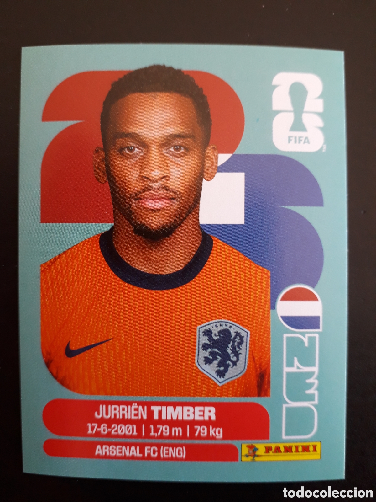 Cromos de Futebol: TIMBER HOLANDA/PA&Iacute;SES BAJOS NED 5 MUNDIAL F&Uacute;TBOL 2026 FIFA WORLD CUP PANINI SIN PEG PEDIDO M&Iacute;NIMO 3&euro;
