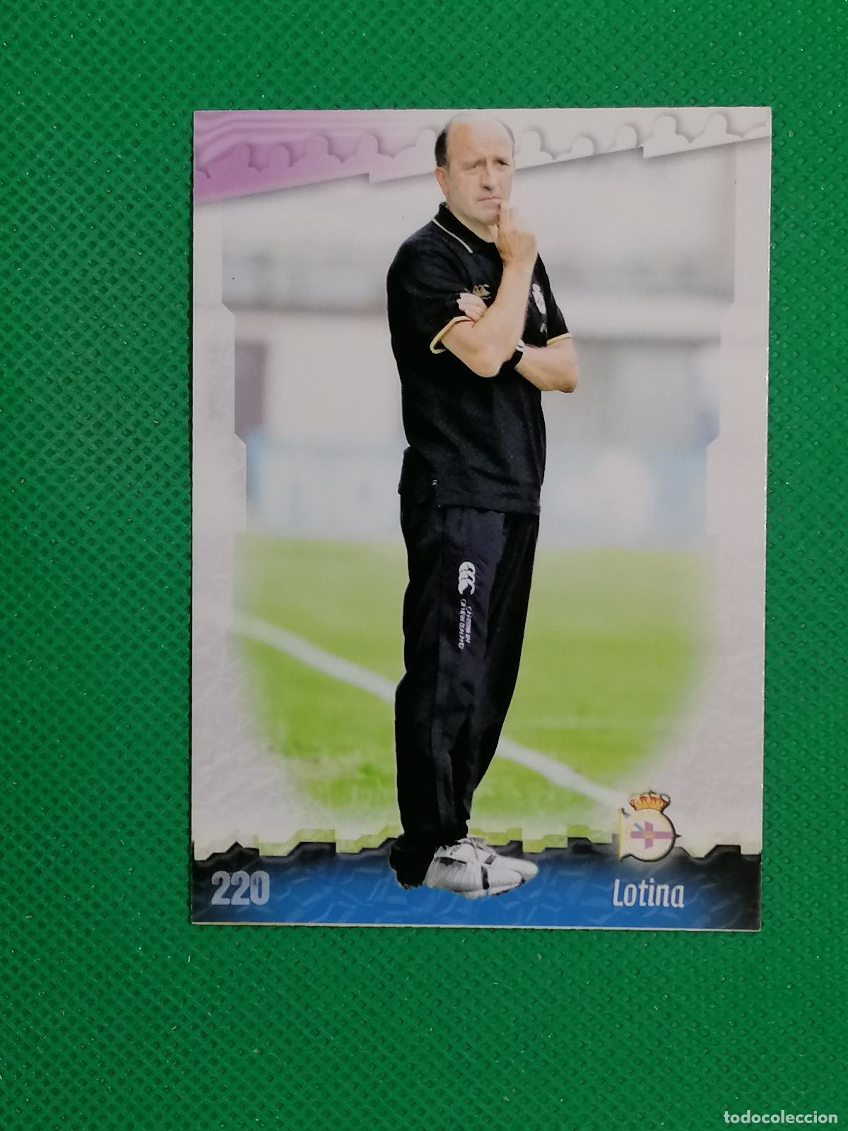 Cromos de f&uacute;tbol: 220 LOTINA DEPORTIVO ⚽ MUNDICROMO LAS FICHAS DE LA LIGA 08 09 2008 2009 ⚽
