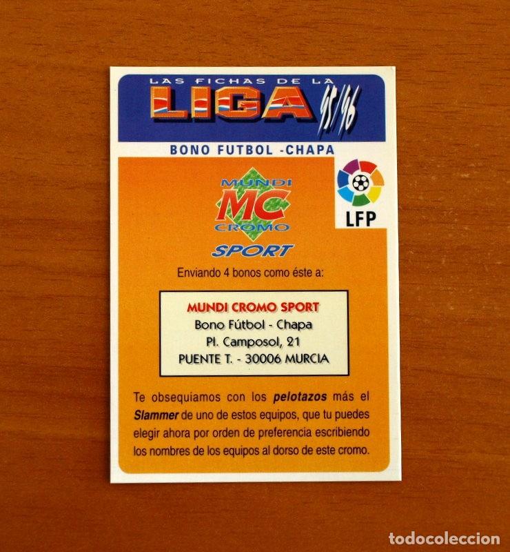 Cromos de f&uacute;tbol: &Iacute;ndice Bono F&uacute;bol Chapa -Las Fichas la Liga 95-96-1995-1996 -Mundicromo