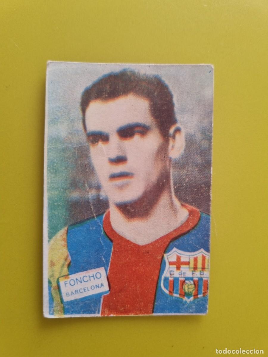 Cromos de Futebol: CROMO FUTBOL FHER 61 62 1961 1962 NUNCA PEGADO SIN PEGAR FONCHO FC BARCELONA LEER AR926