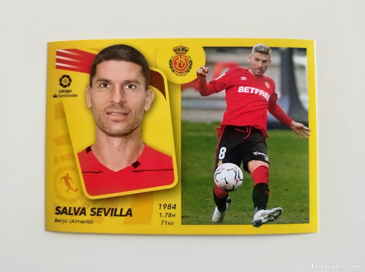 Cromos de Futebol: Salva Sevilla 15 SIN PEGAR NUNCA PEGADO RCD Mallorca Liga Ediciones Este 21 22 / 2021 2022