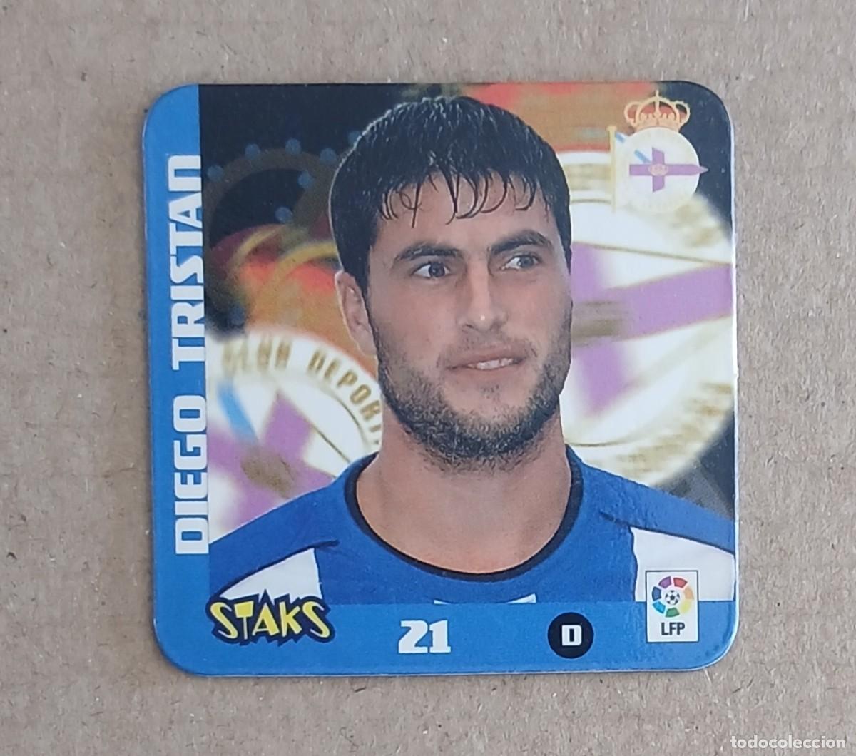 Cromos de Futebol: STAK n&ordm; 21 DIEGO TRIST&Aacute;N DEPORTIVO STAKS LA RAZ&Oacute;N LIGA 2003-2004 DE PANINI.