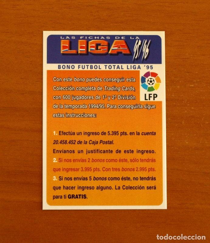 Cartes &agrave; collectionner de Football: &Iacute;ndice Bono F&uacute;tbol Total Liga 95 -Las Fichas la Liga 95-96-1995-1996 -Mundicromo