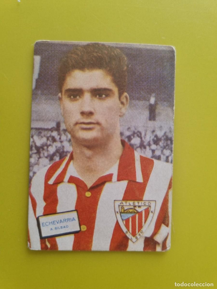 Cartes &agrave; collectionner de Football: CROMO FUTBOL FHER 61 62 1961 1962 NUNCA PEGADO SIN PEGAR ECHEVARRIA ATH BILBAO AR926