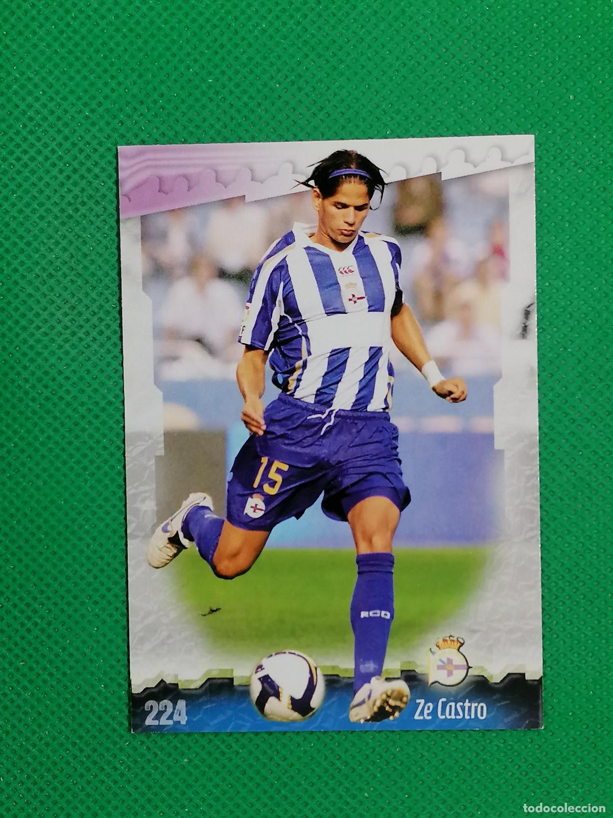 Cartes &agrave; collectionner de Football: 224 ZE CASTRO DEPORTIVO ⚽ MUNDICROMO LAS FICHAS DE LA LIGA 08 09 2008 2009 ⚽
