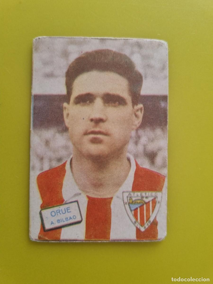 Cartes &agrave; collectionner de Football: CROMO FUTBOL FHER 61 62 1961 1962 NUNCA PEGADO SIN PEGAR ORUE ATH BILBAO AR926