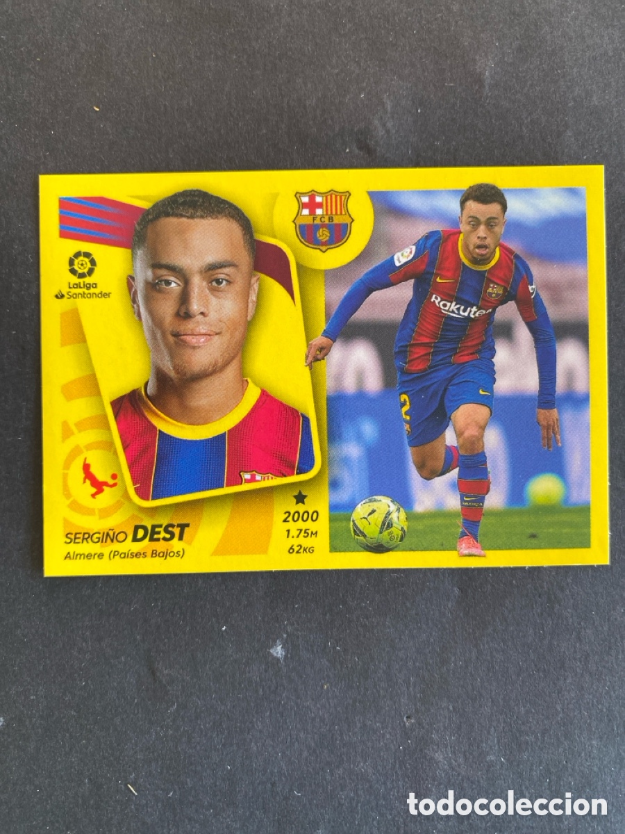 Cartes &agrave; collectionner de Football: Cromo liga 21/22 Barcelona N* 7A