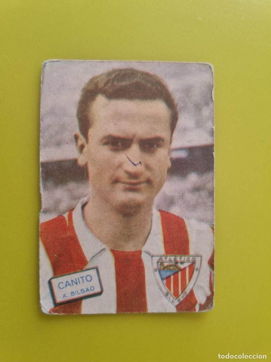 Cartes &agrave; collectionner de Football: CROMO FUTBOL FHER 61 62 1961 1962 NUNCA PEGADO SIN PEGAR CANITO ATH BILBAO AR926