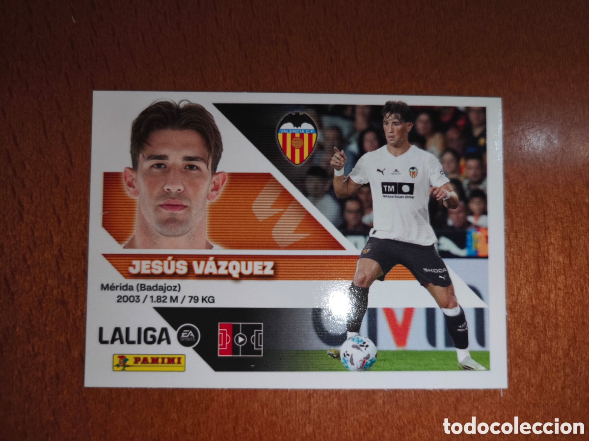 Cartes &agrave; collectionner de Football: Jes&uacute;s V&aacute;zquez n&deg;10 liga este 26/27 Valencia