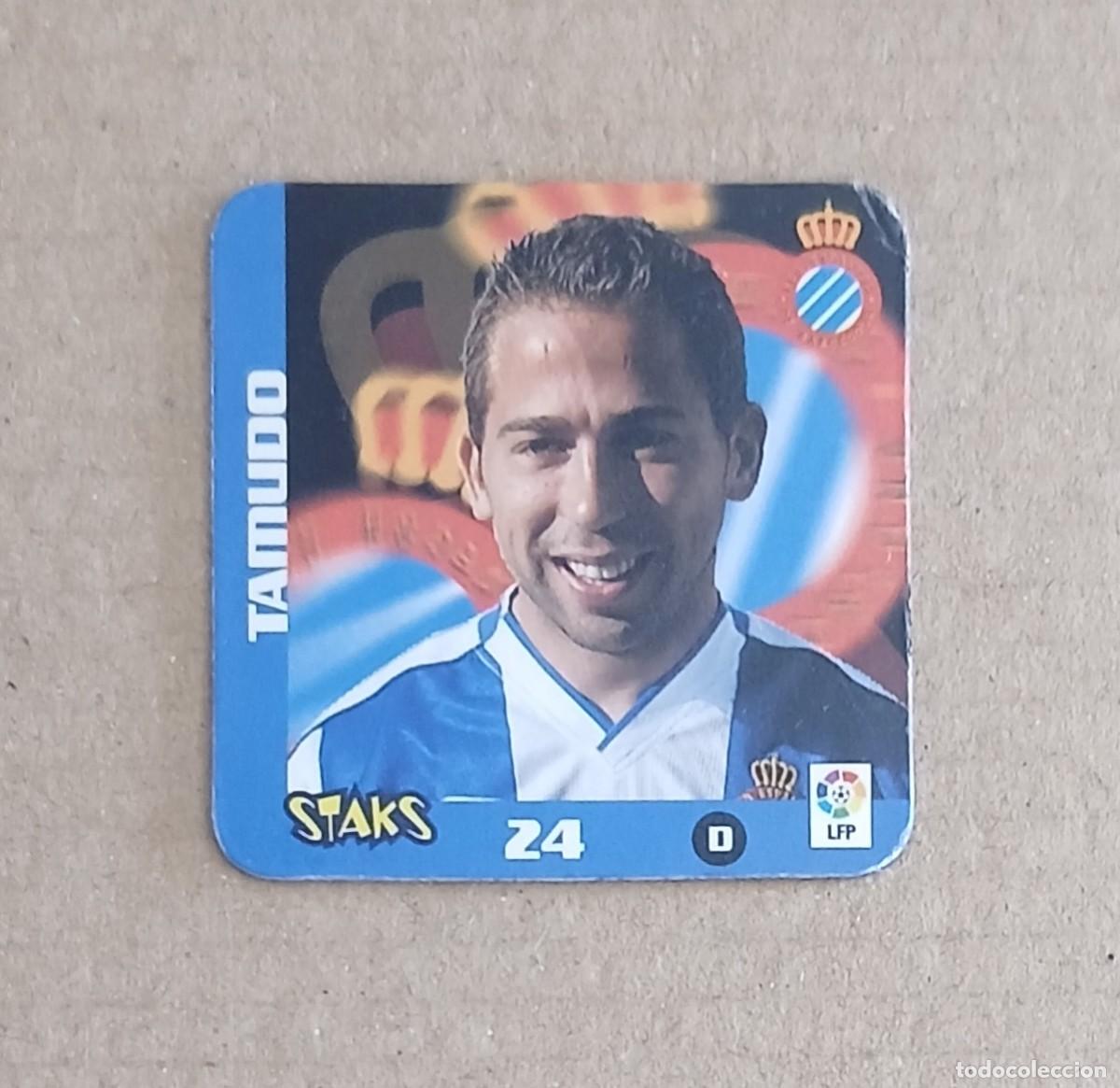 Cartes &agrave; collectionner de Football: STAK n&ordm; 24 TAMUDO ESPANYOL STAKS LA RAZ&Oacute;N LIGA 2003-2004 DE PANINI.
