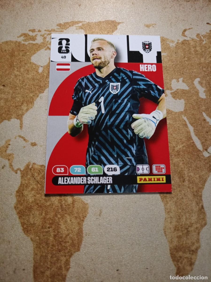 Fu&szlig;ball-Sticker: # Austria 49 ALEXANDER SCHLAGER Adrenalyn WORLD cup 2026