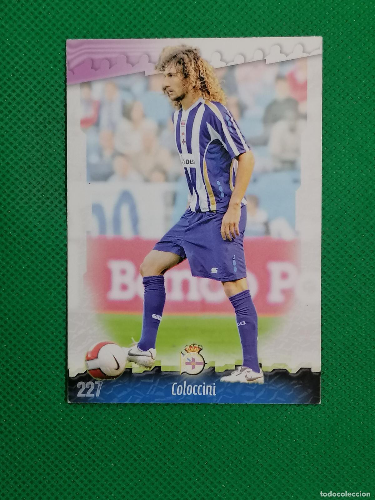 Cromos de f&uacute;tbol: 227 COLOCCINI DEPORTIVO ⚽ MUNDICROMO LAS FICHAS DE LA LIGA 08 09 2008 2009 ⚽