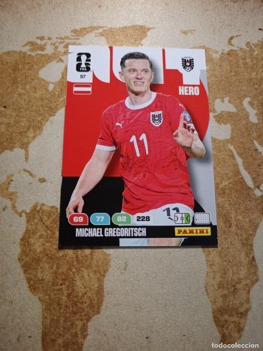 Cromos de f&uacute;tbol: # Austria 57 MICHAEL GREGORITSCH Adrenalyn WORLD cup 2026