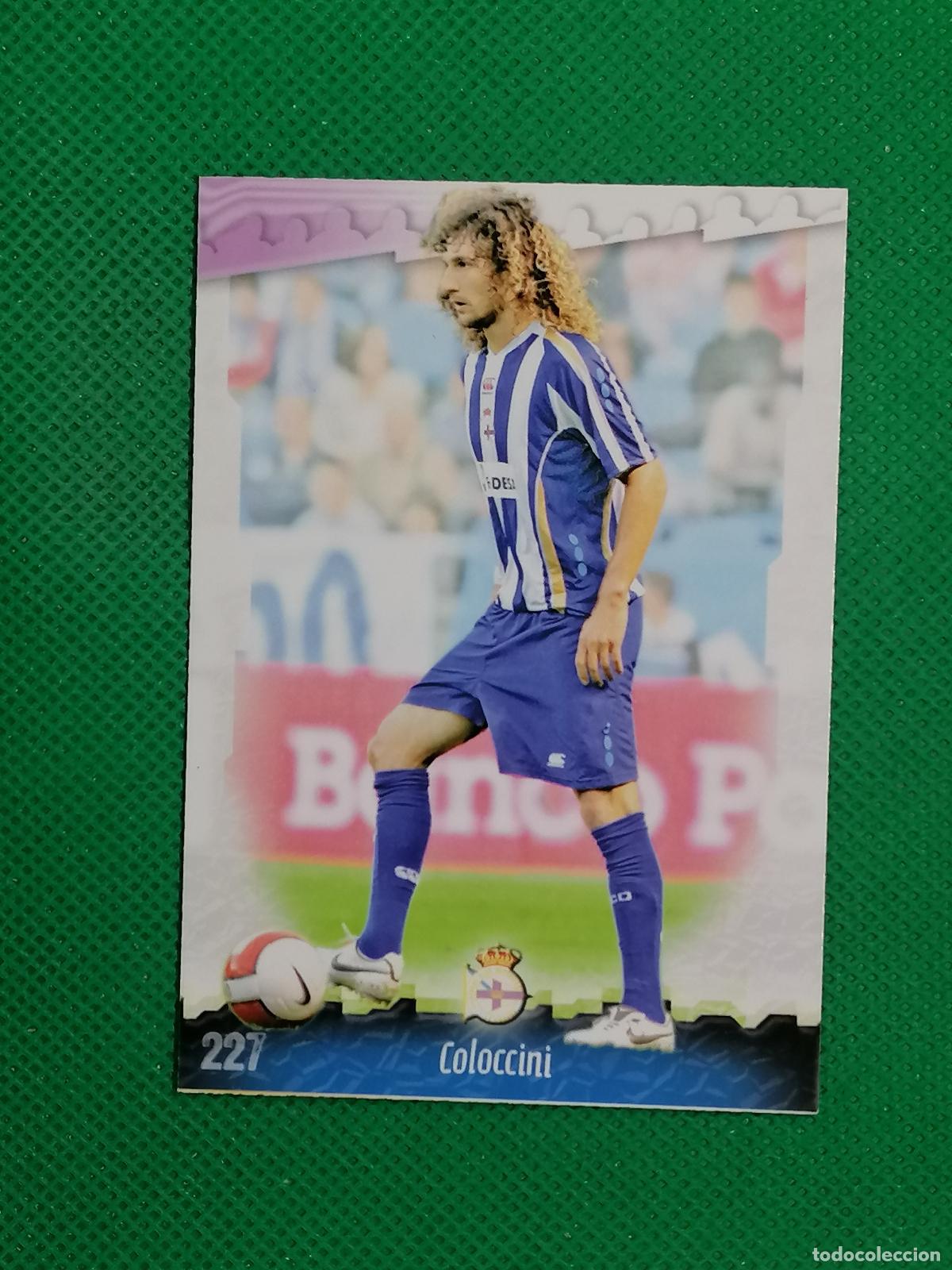 Cromos de f&uacute;tbol: 227 COLOCCINI DEPORTIVO ⚽ MUNDICROMO LAS FICHAS DE LA LIGA 08 09 2008 2009 ⚽