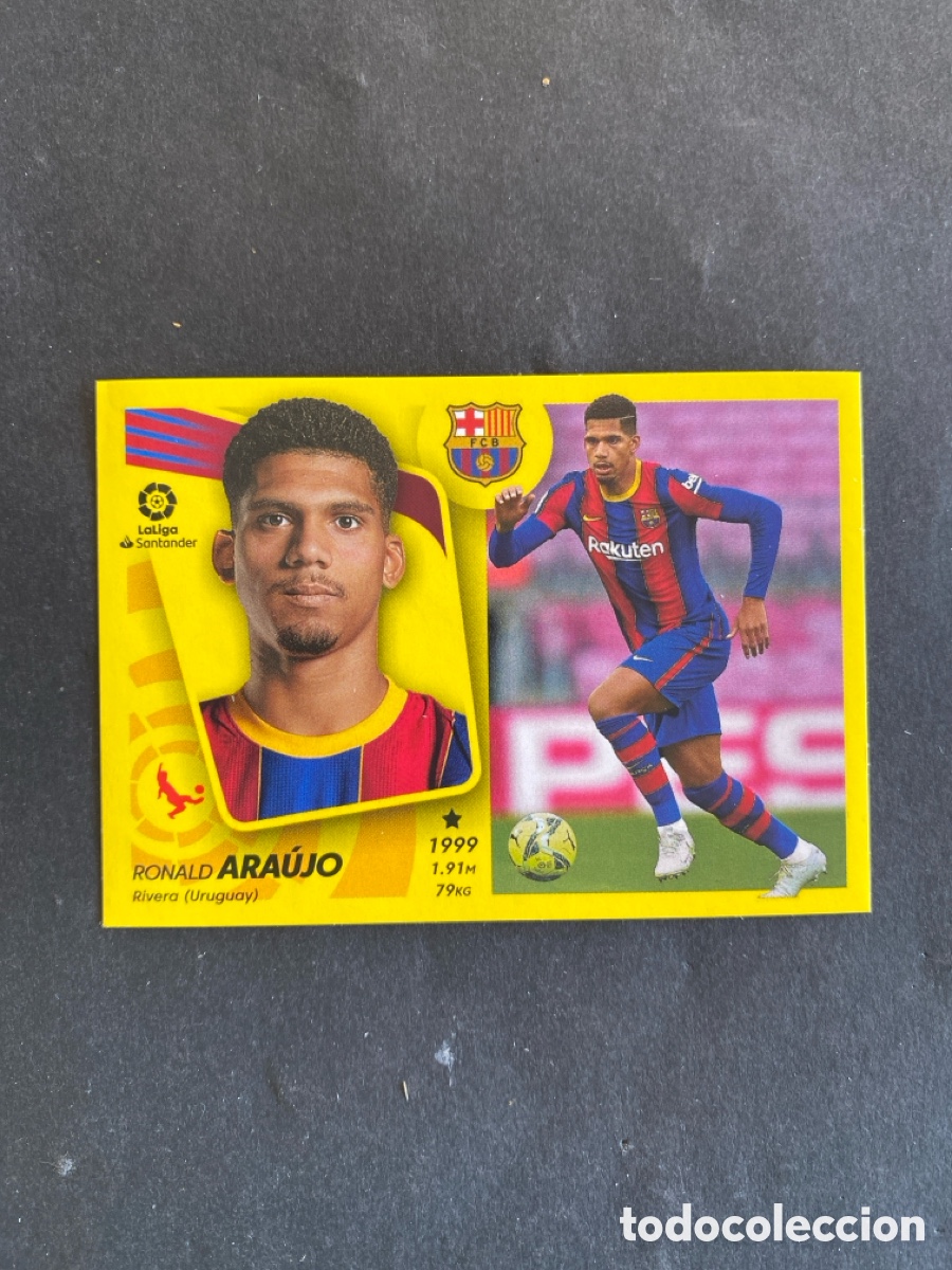 Cromos de f&uacute;tbol: Cromo liga 21/22 Barcelona N* 9