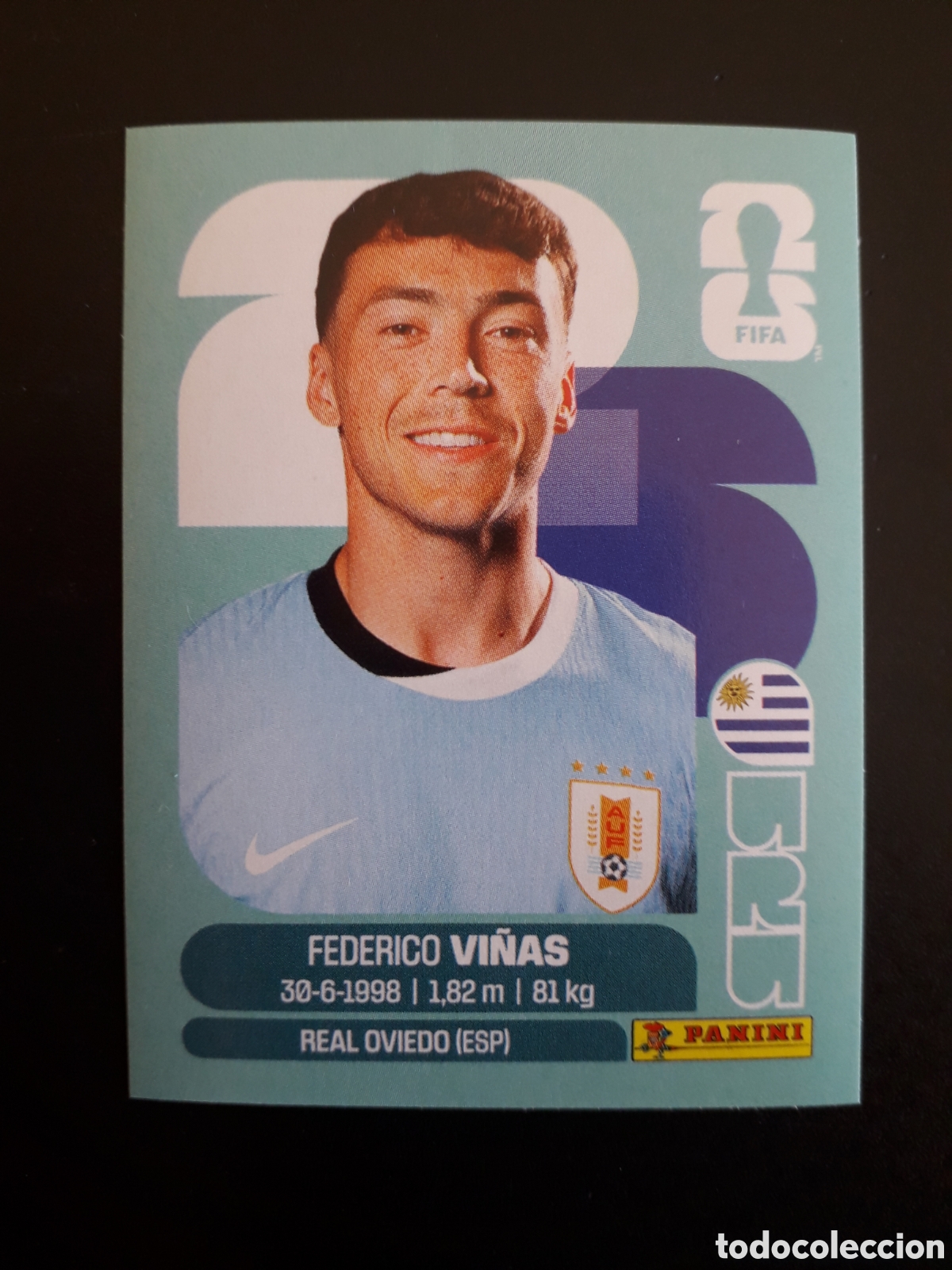 Cartes &agrave; collectionner de Football: VI&Ntilde;AS URUGUAY URU 18 MUNDIAL F&Uacute;TBOL 2026 FIFA WORLD CUP PANINI SIN PEGAR PEDIDO M&Iacute;NIMO 3&euro;