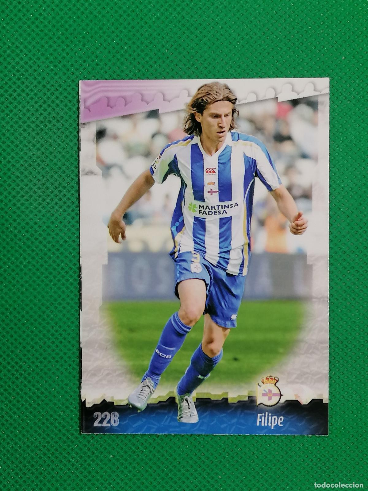 Cartes &agrave; collectionner de Football: 228 FILIPE DEPORTIVO ⚽ MUNDICROMO LAS FICHAS DE LA LIGA 08 09 2008 2009 ⚽
