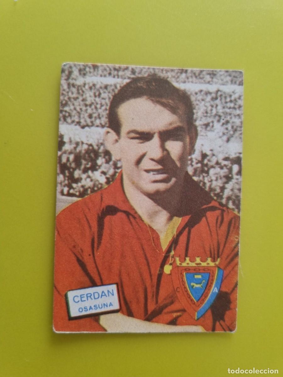 Cartes &agrave; collectionner de Football: CROMO FUTBOL FHER 61 62 1961 1962 NUNCA PEGADO SIN PEGAR CERDAN OSASUNA AR926