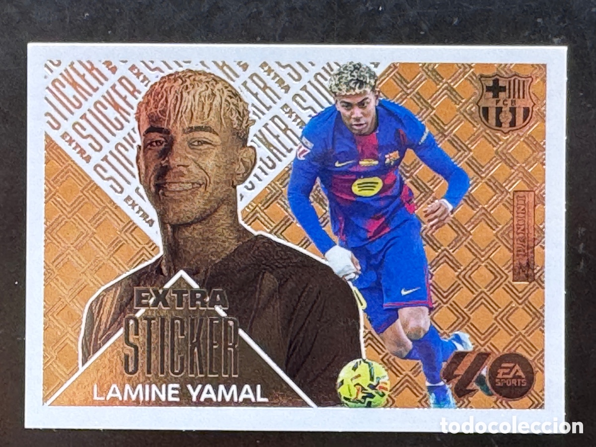 Cartes &agrave; collectionner de Football: Lamine Yamal Extra Sticker Bronce Barcelona Liga Este 2026/27