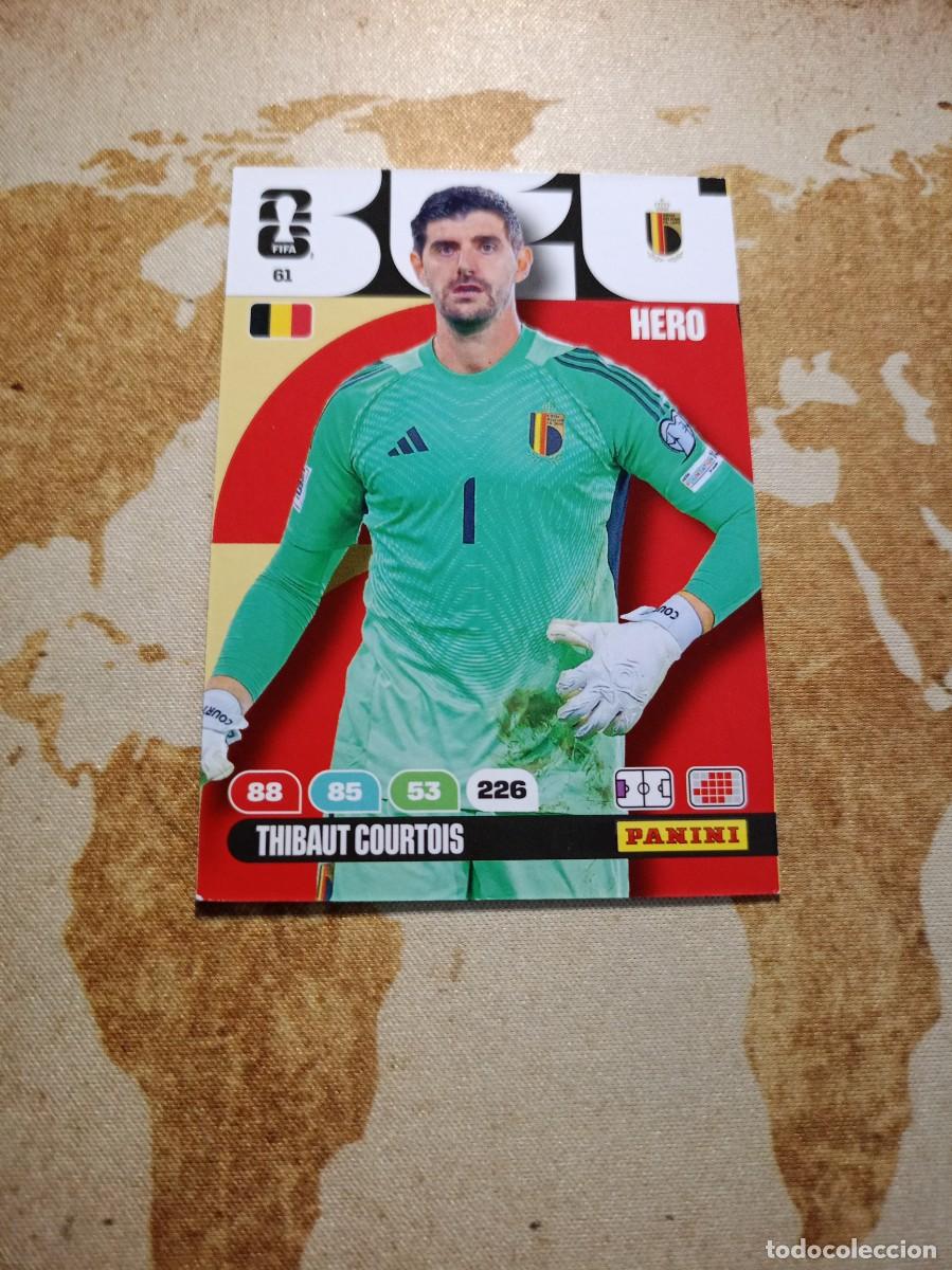 Cartes &agrave; collectionner de Football: # B&eacute;lgica 61 THIBAUT COURTOIS Adrenalyn WORLD cup 2026