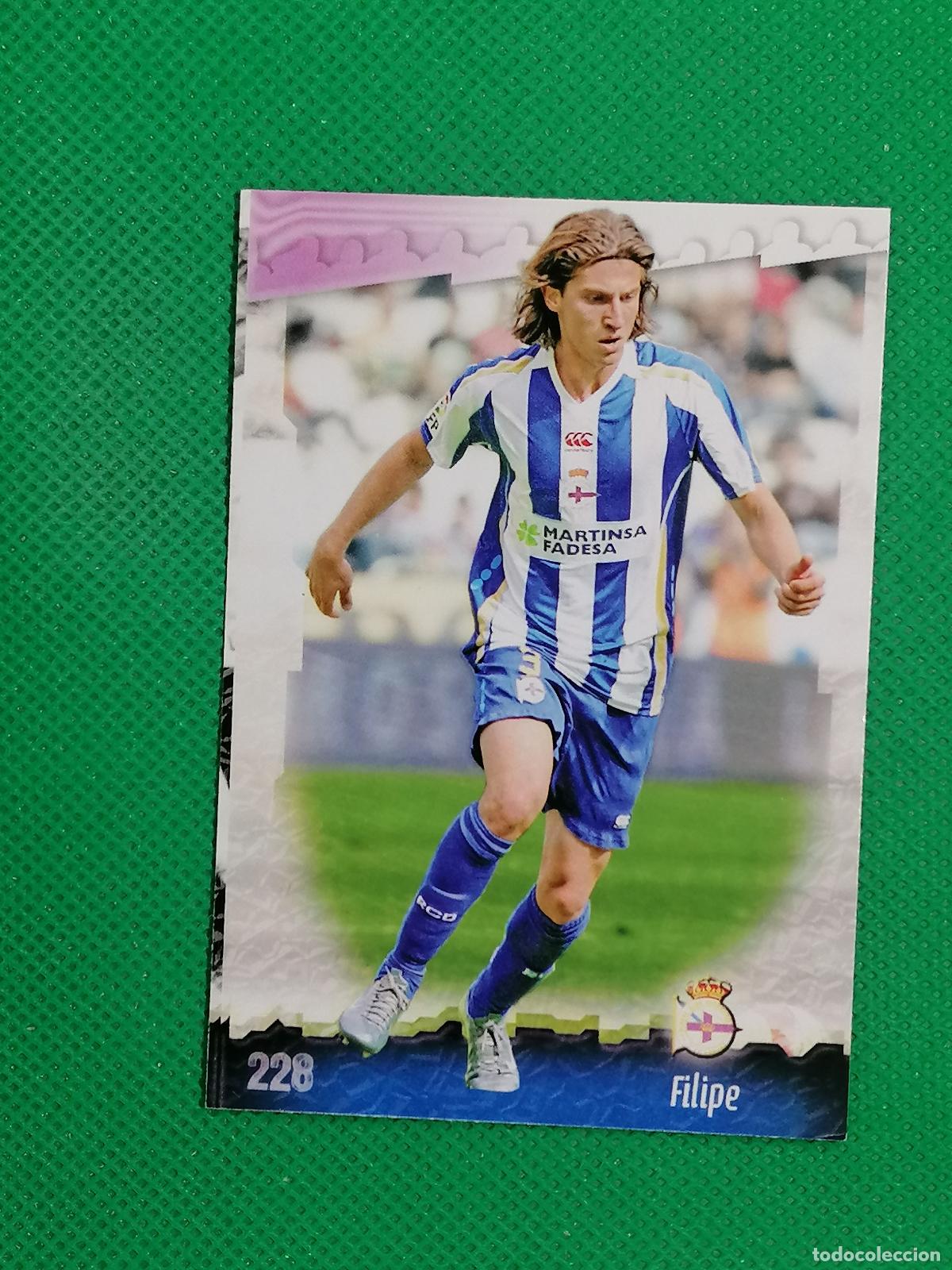 Cartes &agrave; collectionner de Football: 228 FILIPE DEPORTIVO ⚽ MUNDICROMO LAS FICHAS DE LA LIGA 08 09 2008 2009 ⚽