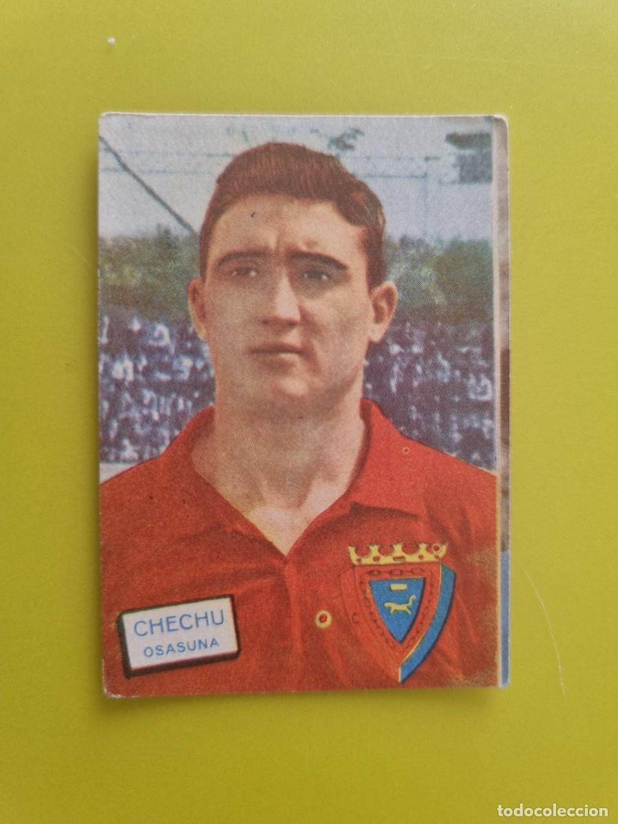 Cartes &agrave; collectionner de Football: CROMO FUTBOL FHER 61 62 1961 1962 NUNCA PEGADO SIN PEGAR CHECHU OSASUNA AR926