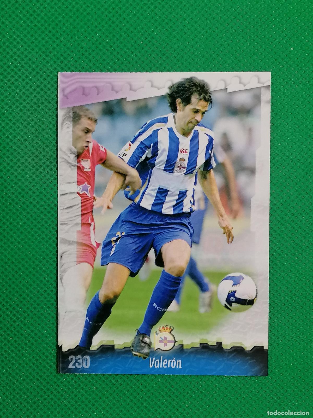 Cartes &agrave; collectionner de Football: 230 VALERON DEPORTIVO ⚽ MUNDICROMO LAS FICHAS DE LA LIGA 08 09 2008 2009 ⚽