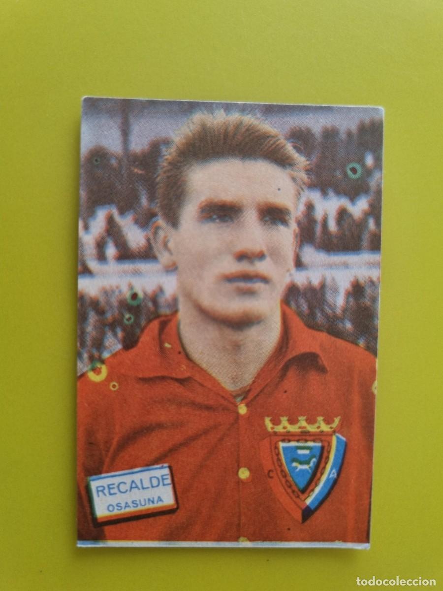 Cartes &agrave; collectionner de Football: CROMO FUTBOL FHER 61 62 1961 1962 NUNCA PEGADO SIN PEGAR RECALDE OSASUNA AR926