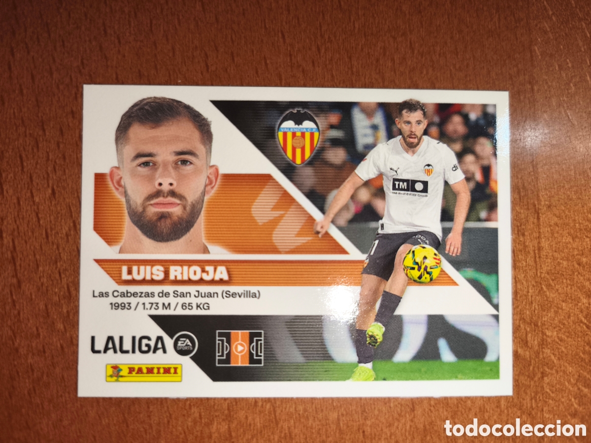 Cartes &agrave; collectionner de Football: Luis Rioja n&deg;14 liga este 26/27 Valencia