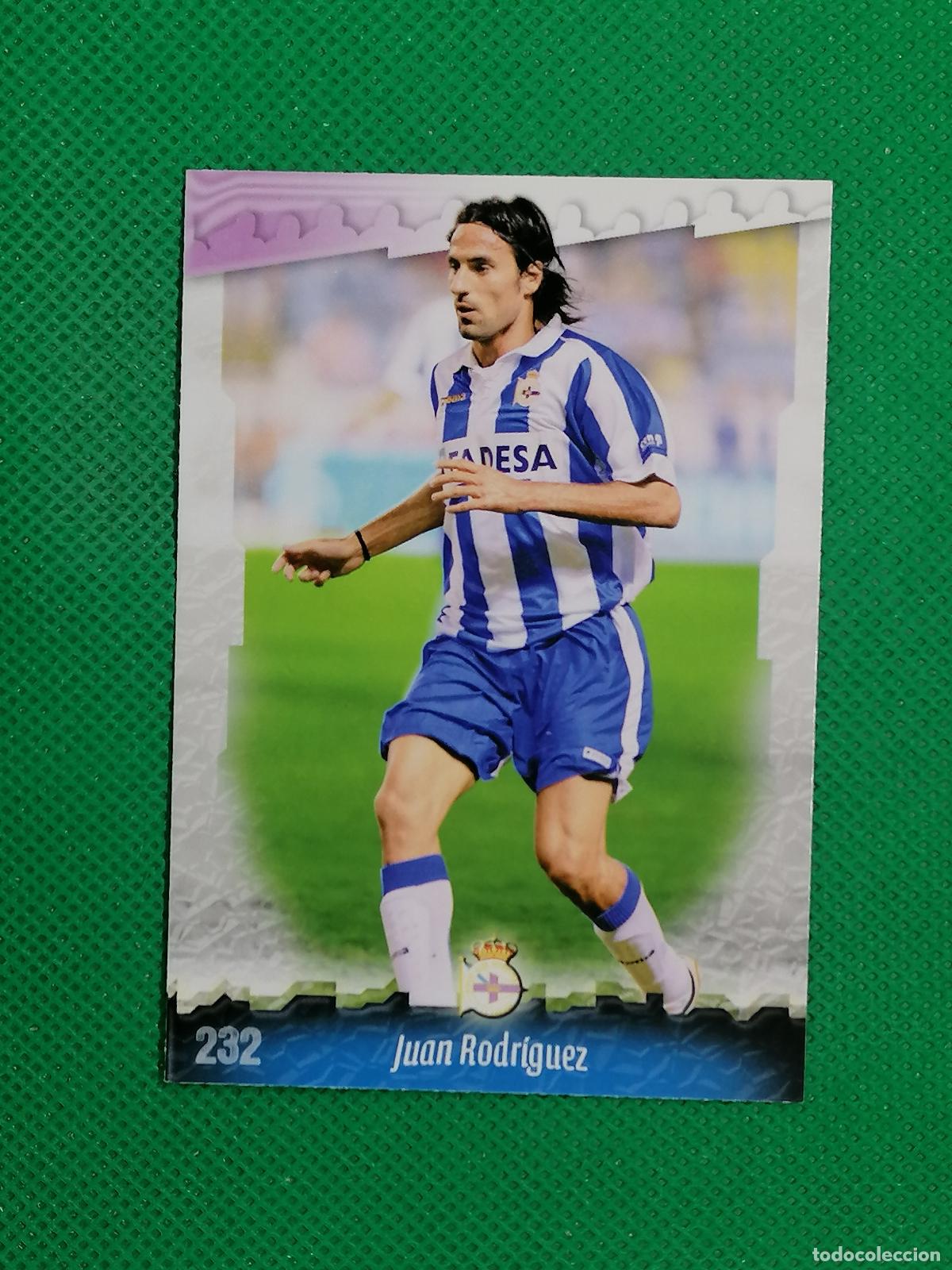 Cromos de f&uacute;tbol: 232 JUAN RODRIGUEZ DEPORTIVO ⚽ MUNDICROMO LAS FICHAS DE LA LIGA 08 09 2008 2009 ⚽
