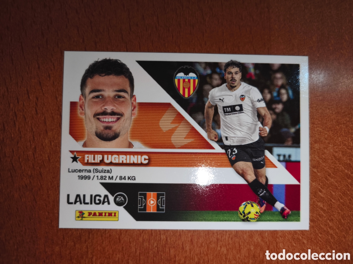 Football Stickers: Ugrinic n&deg;15 liga este 26/27 Valencia