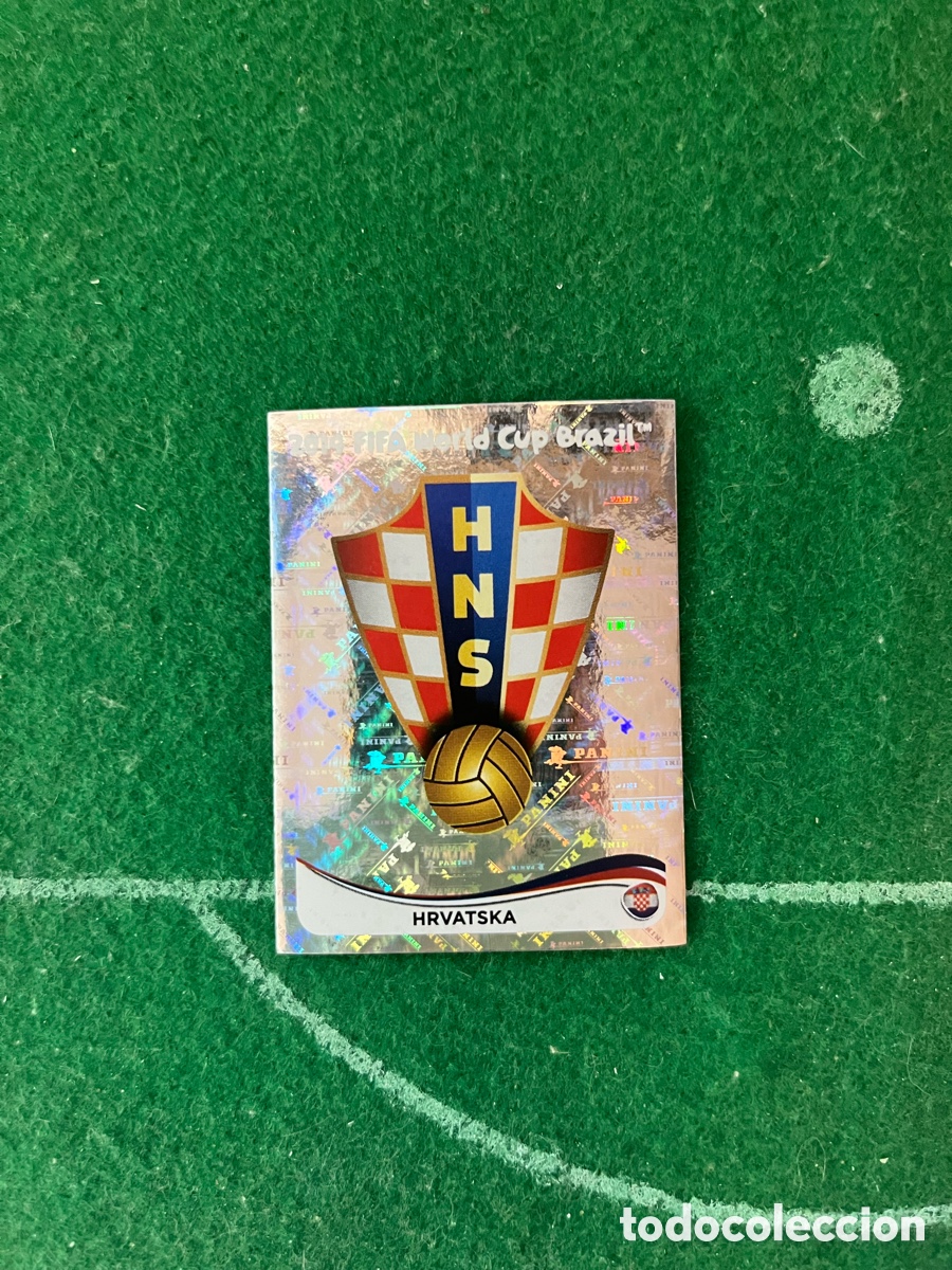 Cromos de f&uacute;tbol: 51 CROACIA MUNDIAL 2014 PANINI ESCUDO