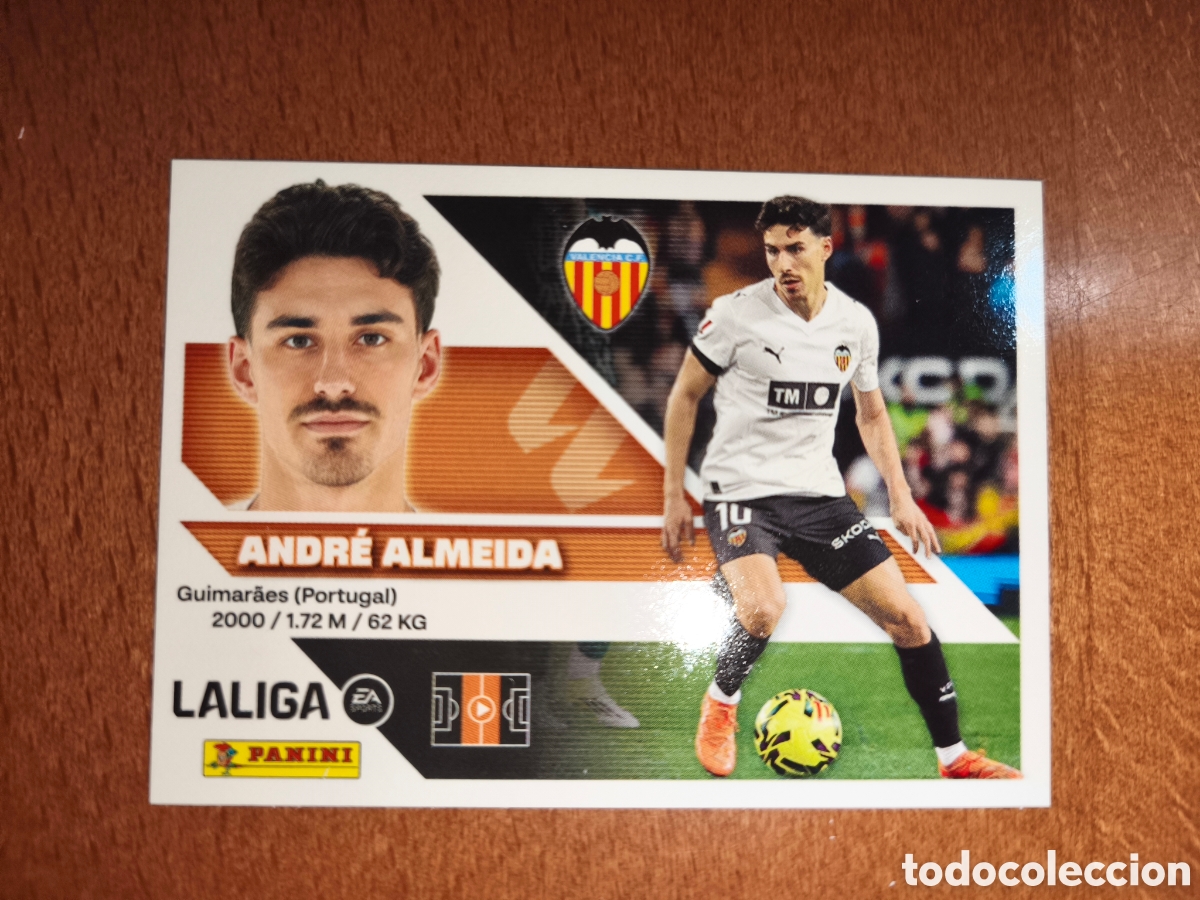 Fu&szlig;ball-Sticker: Andr&eacute; Almeida n&deg;16 liga este 26/27 Valencia