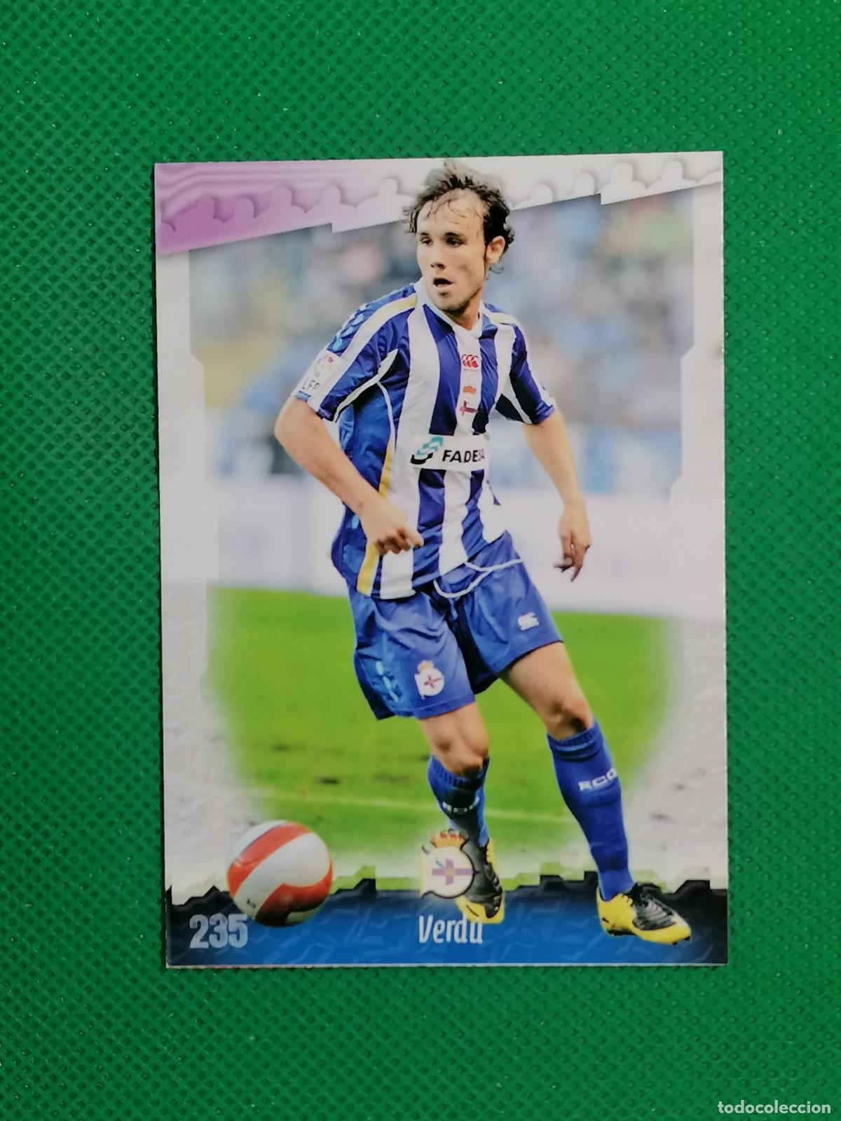 Fu&szlig;ball-Sticker: 235 VERDU DEPORTIVO ⚽ MUNDICROMO LAS FICHAS DE LA LIGA 08 09 2008 2009 ⚽