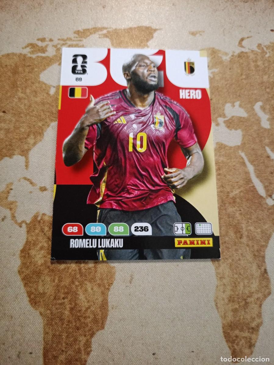 Cromos de f&uacute;tbol: # B&eacute;lgica 69 ROMELU LUKAKU Adrenalyn WORLD cup 2026