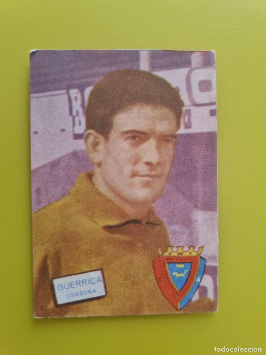 Cromos de f&uacute;tbol: CROMO FUTBOL FHER 61 62 1961 1962 NUNCA PEGADO SIN PEGAR GUERRICA OSASUNA AR926