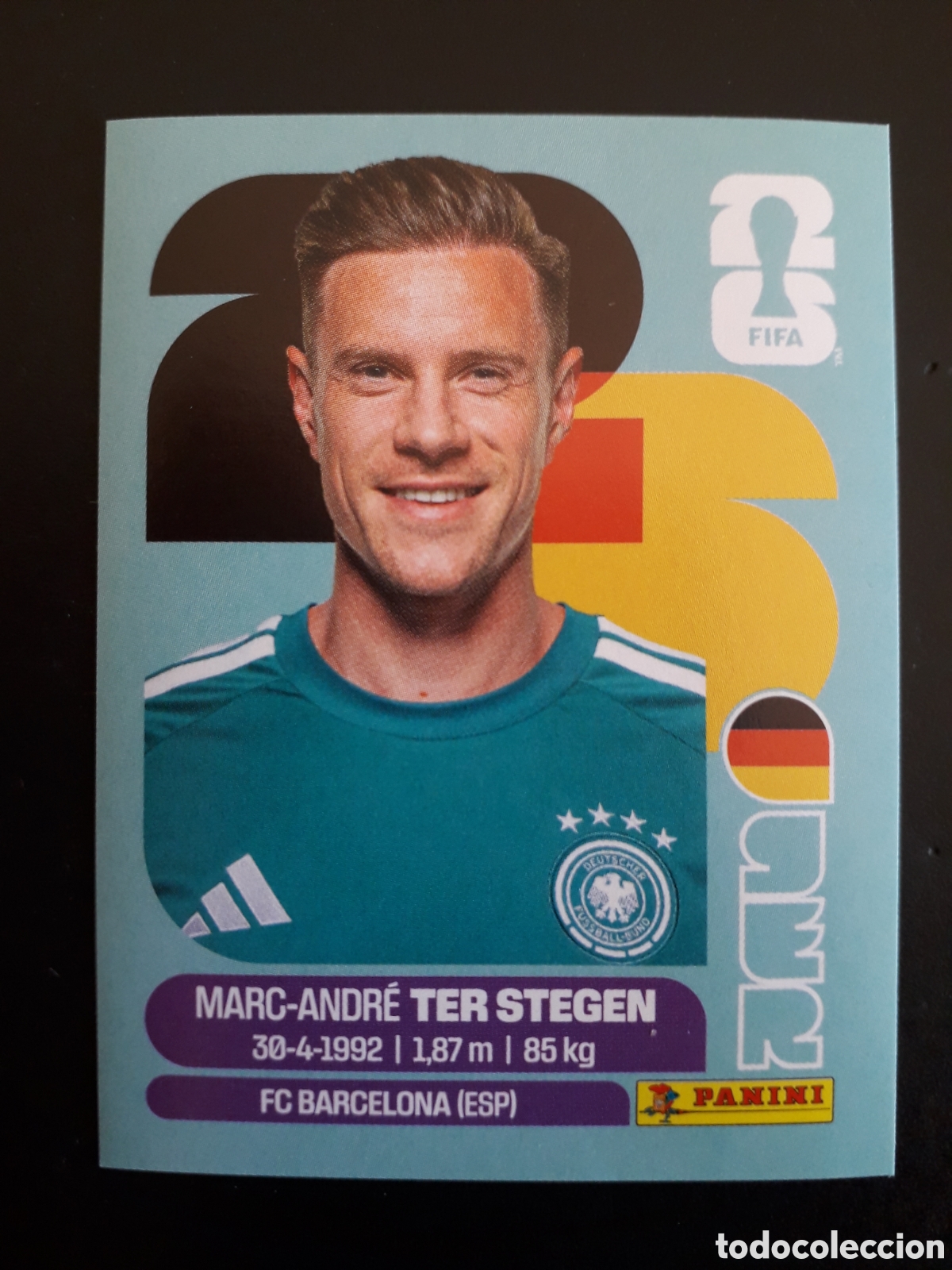 Cromos de f&uacute;tbol: TER STEGEN ALEMANIA GER 2 MUNDIAL F&Uacute;TBOL 2026 FIFA WORLD CUP PANINI SIN PEGAR PEDIDO M&Iacute;NIMO 3&euro;.