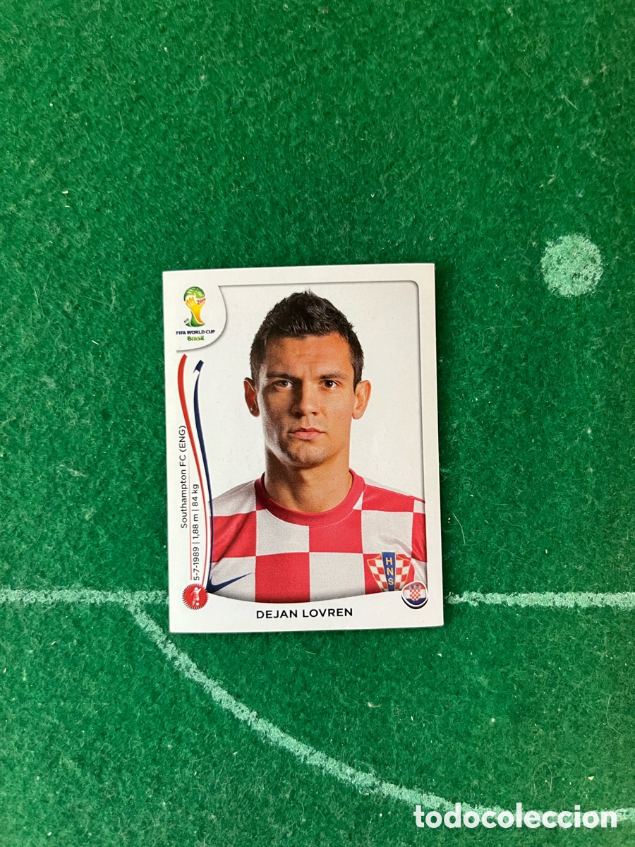 Cromos de f&uacute;tbol: 57 DEJAN LOVREN CROACIA MUNDIAL 2014 PANINI