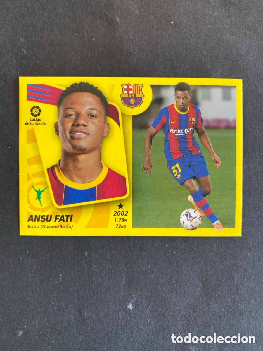 Cromos de f&uacute;tbol: Cromo liga 21/22 Barcelona N* 18