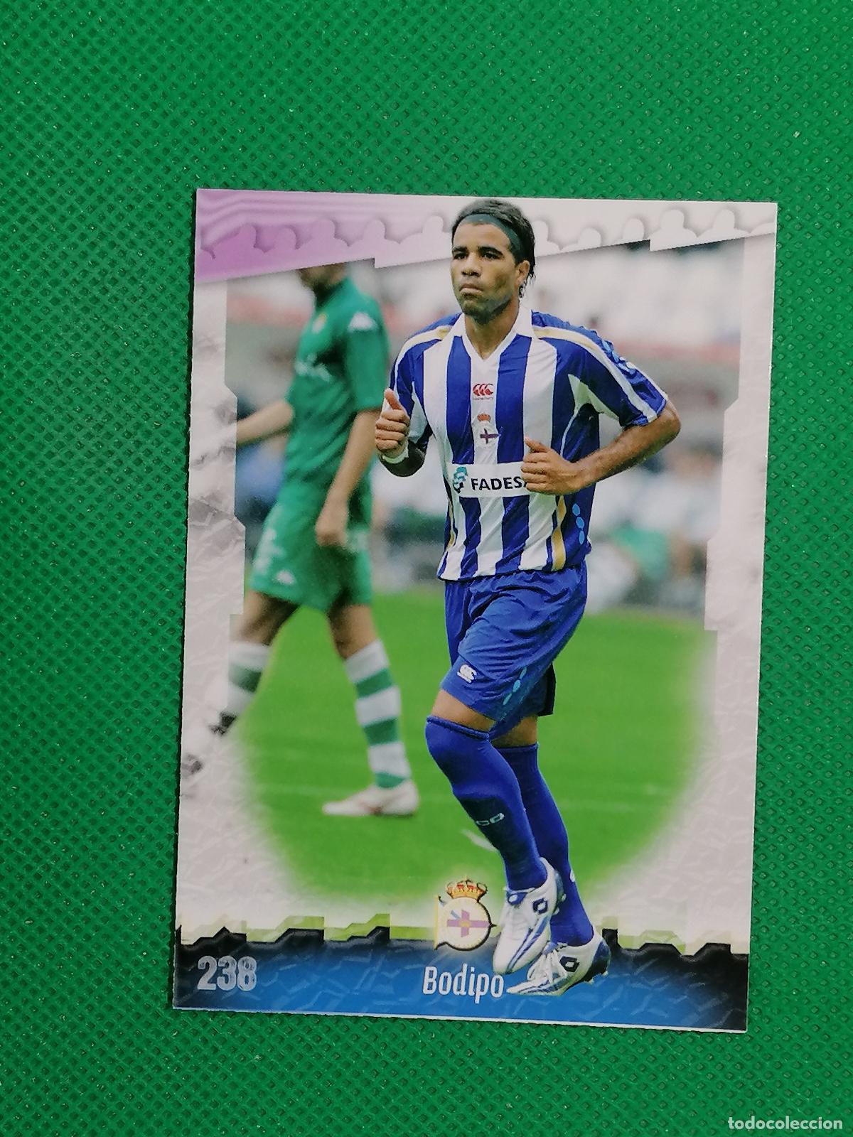 Cromos de f&uacute;tbol: 238 BODIPO DEPORTIVO ⚽ MUNDICROMO LAS FICHAS DE LA LIGA 08 09 2008 2009 ⚽