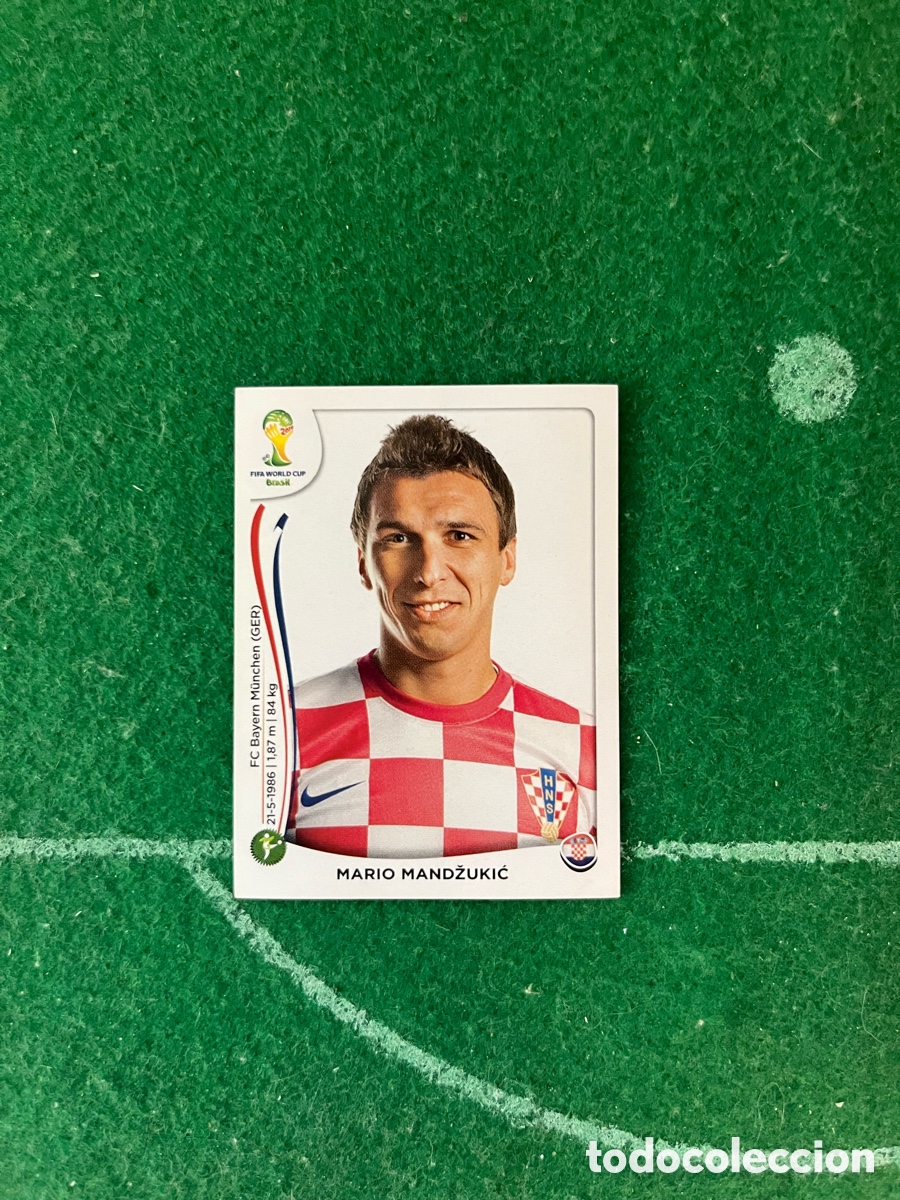 Cromos de f&uacute;tbol: 69 MARIO MANDZUKIC CROACIA MUNDIAL 2014 PANINI