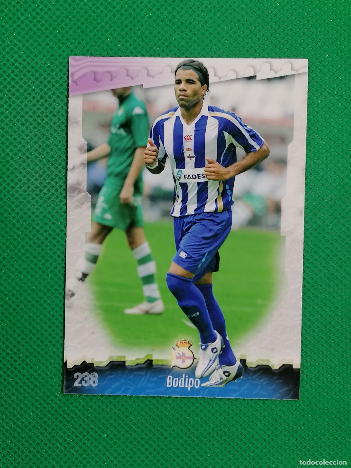 Cromos de f&uacute;tbol: 238 BODIPO DEPORTIVO ⚽ MUNDICROMO LAS FICHAS DE LA LIGA 08 09 2008 2009 ⚽
